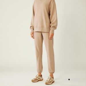 Tory Burch French Terry Melange Joggers